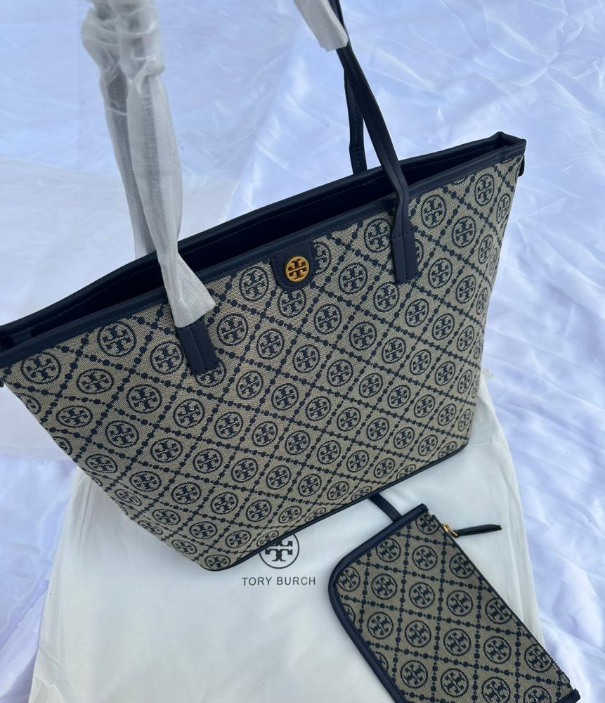 حقيبة توري بورش مونوغرام توت