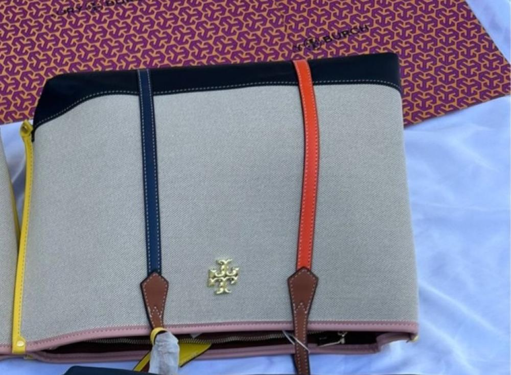 حقيبة توري بورش توت قماش